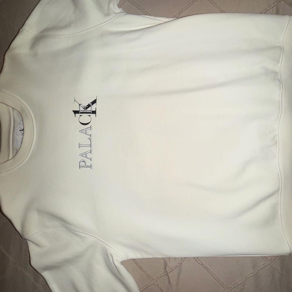 PALACE Cream Crewneck Sweater